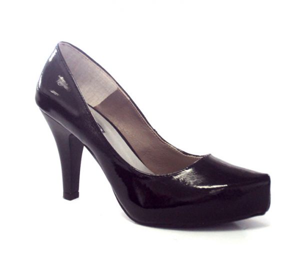 Scarpin Bico de Navio Poá Preto
