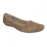 Slipper Plissado Dourado